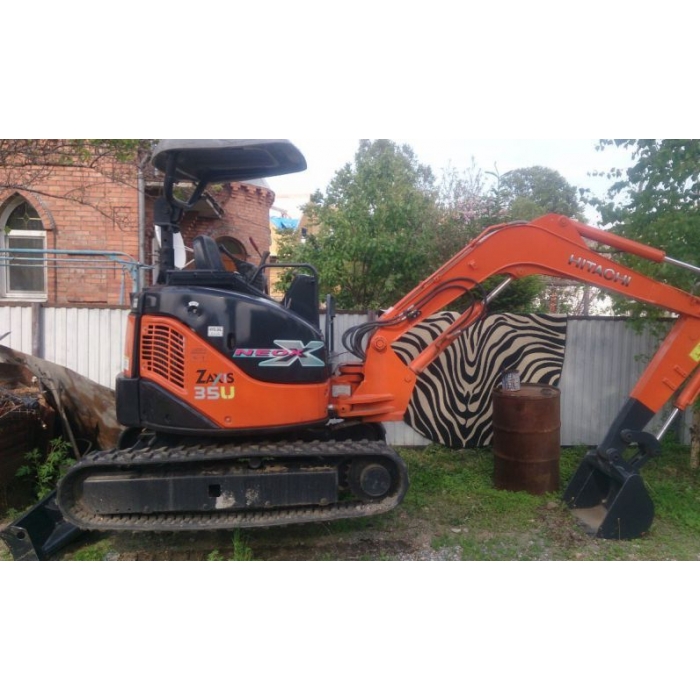 Аренда мини-экскаватора Hitachi ZX35