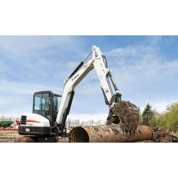 Аренда мини-экскаватора Bobcat E55