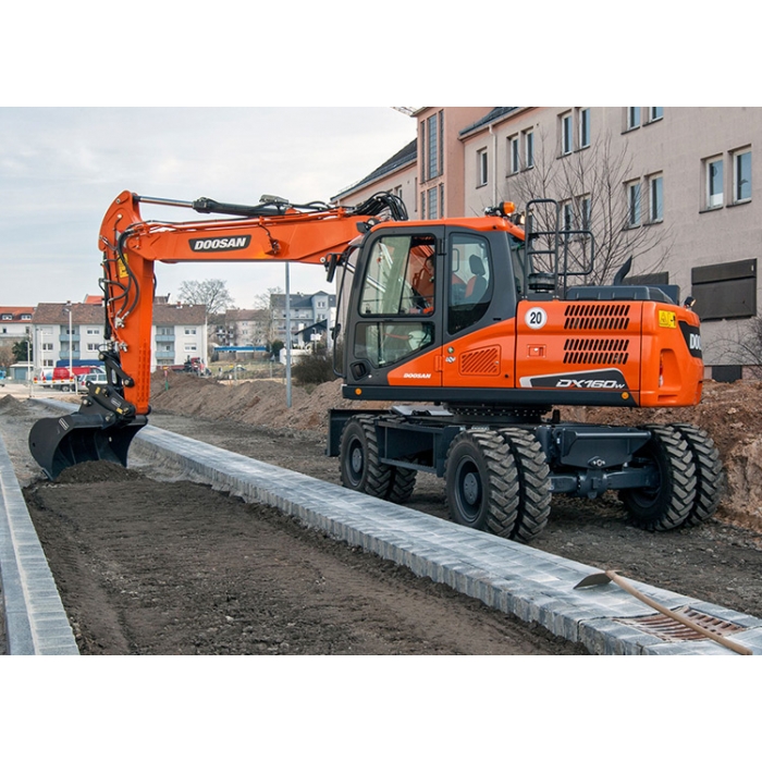 Аренда колесного экскаватора Doosan DX160W