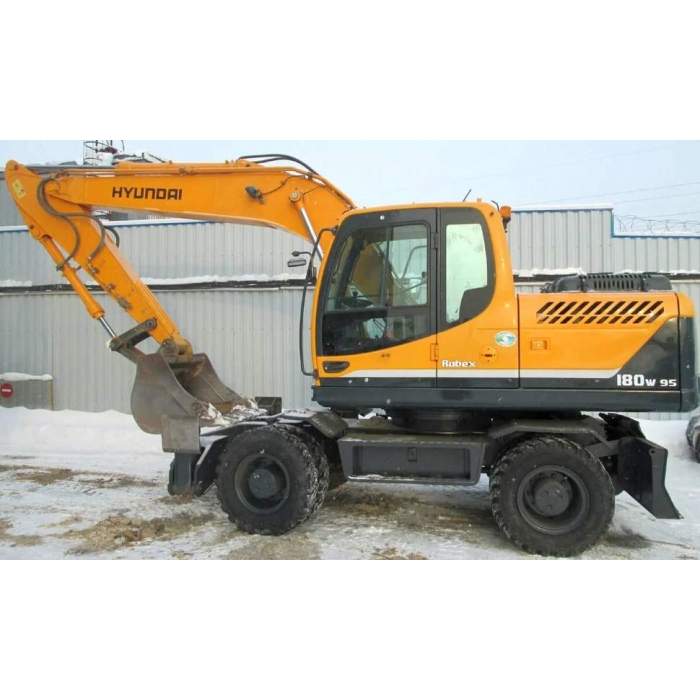 Аренда колесного экскаватора Hyundai R180W-9S