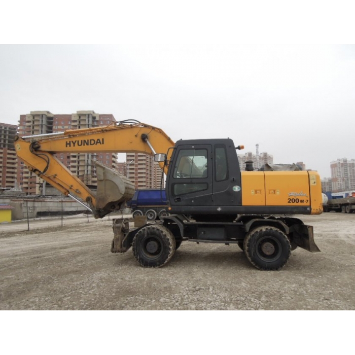 Аренда колесного экскаватора Hyundai R 200